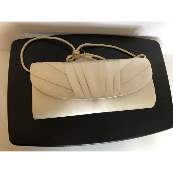 Jessica McClintock Handbags - Jessica McClintock Blaire Satiny Evening Clutch Purse Women's